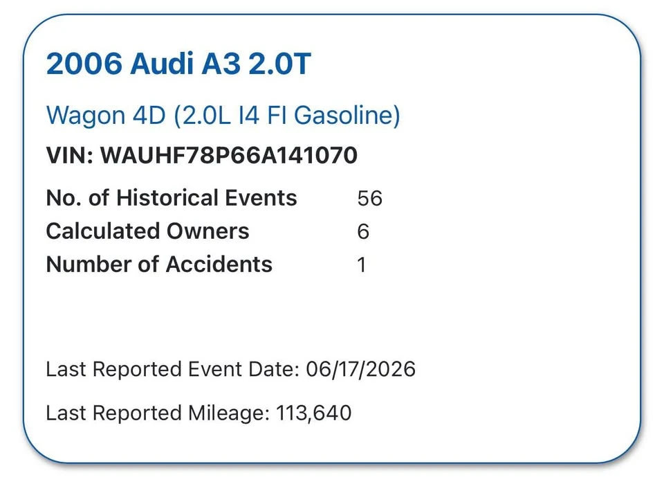 2005 Audi 8P A3 - Image 14 of 14