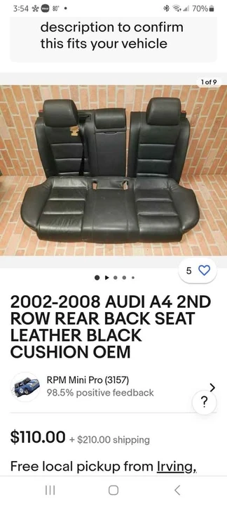 2005 Audi B6 A4 - Image 8 of 10