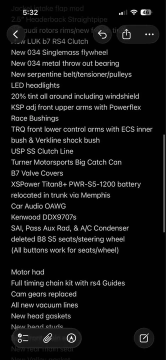 2005 Audi B6 S4 - Image 9 of 14