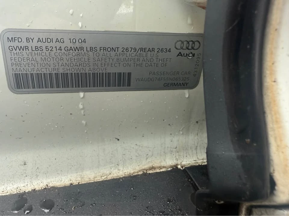 2005 Audi C6 A6 - Image 7 of 7