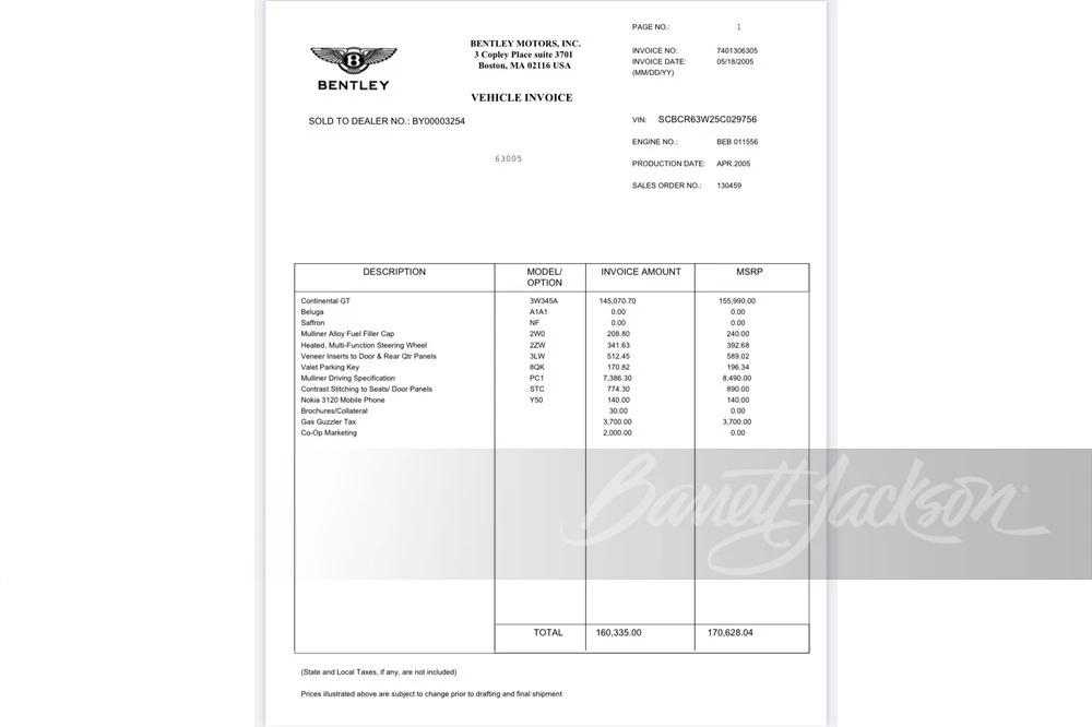 2005 Bentley Continental GT 1st Gen - Image 4 of 31
