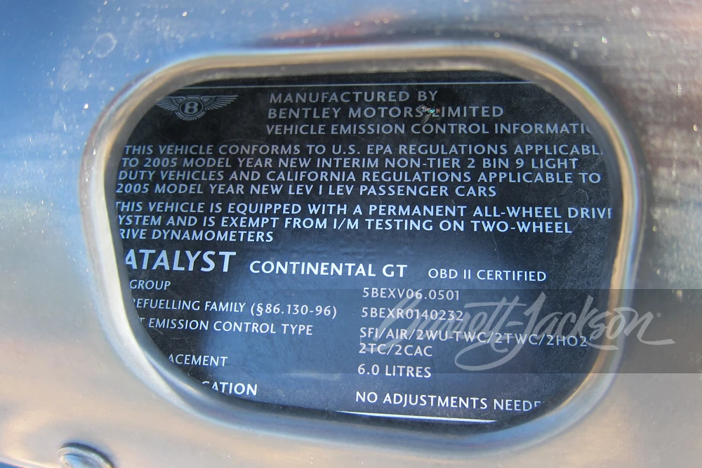 2005 Bentley Continental GT 1st Gen - Image 16 of 31