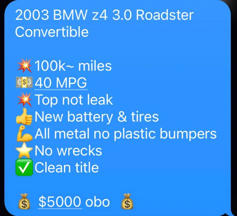 2005 BMW E85 Z4 Roadster - Image 6 of 6