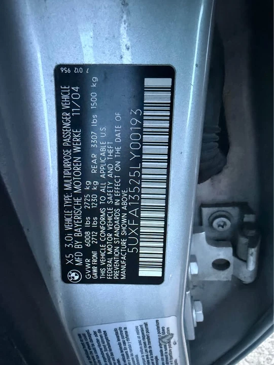2005 BMW E53 X5 - Image 13 of 13