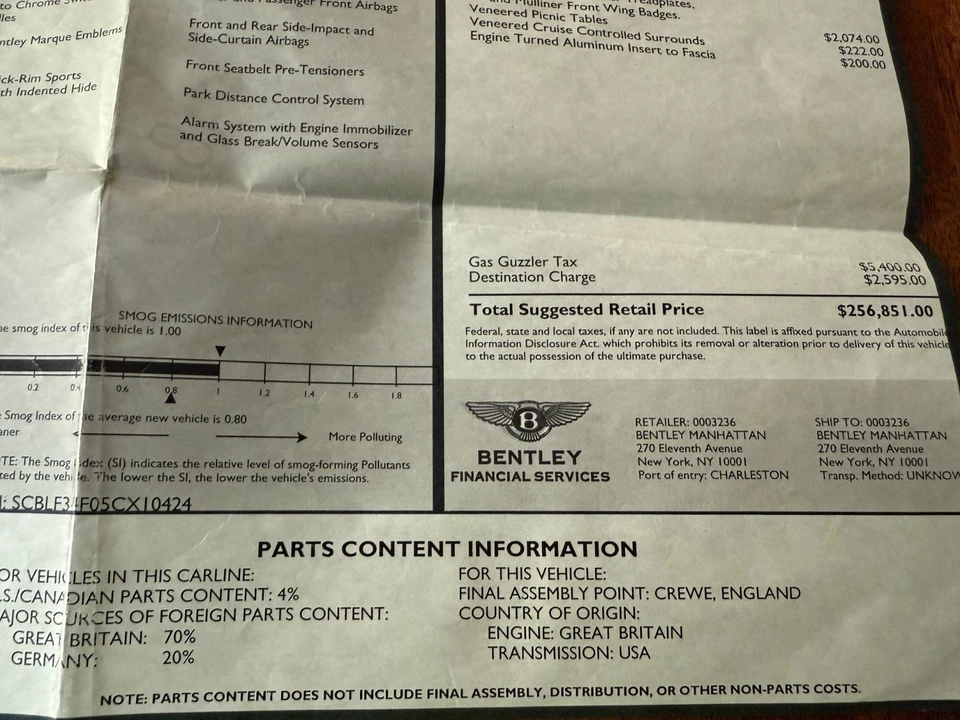 2005 Bentley Arnage T - Image 28 of 31