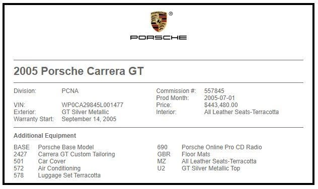 2005 Porsche Carrera GT - Image 2 of 18