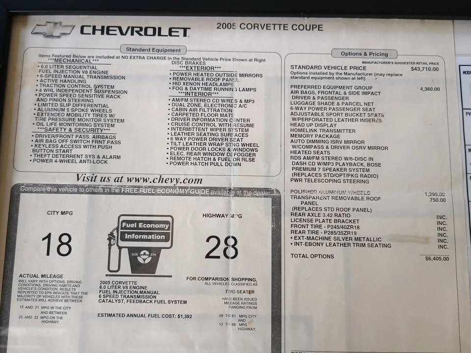 2005 Chevrolet Corvette C6 - Image 6 of 17