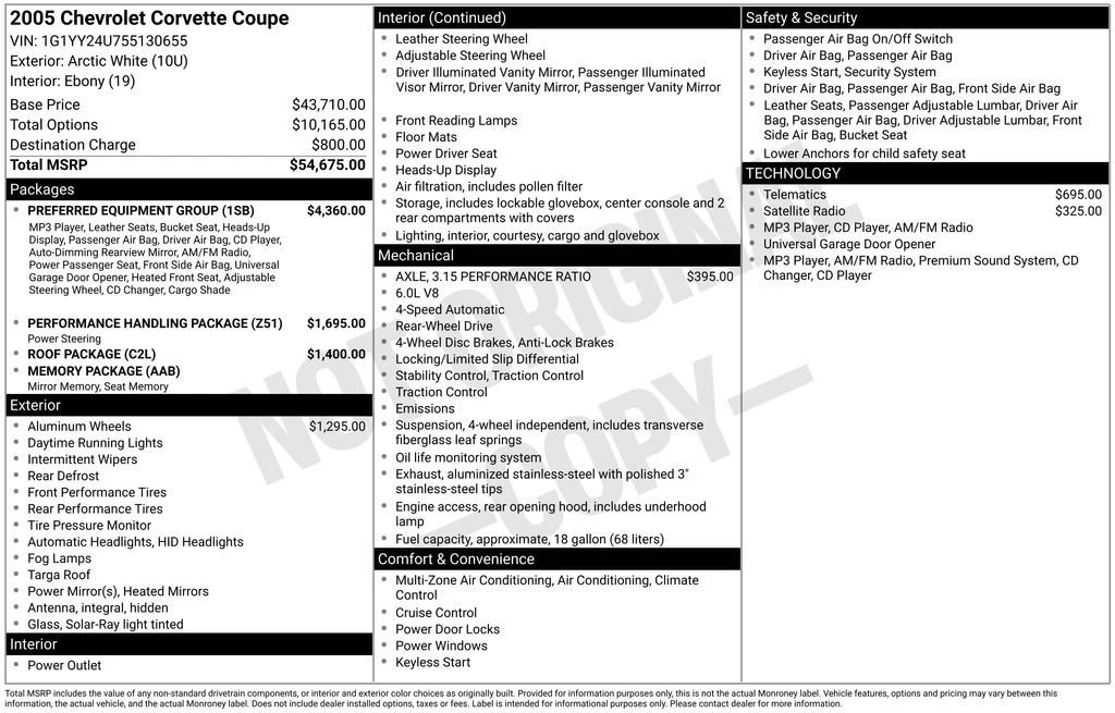 2005 Chevrolet Corvette C6 - Image 27 of 27