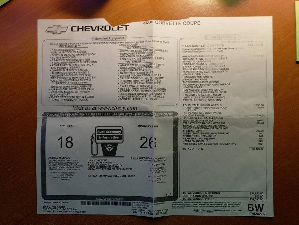 2005 Chevrolet Corvette C6 - Image 3 of 20