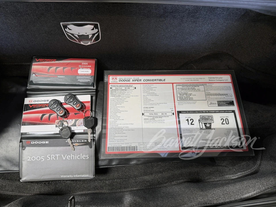 2005 Dodge Viper 3rd Gen - Image 22 of 23