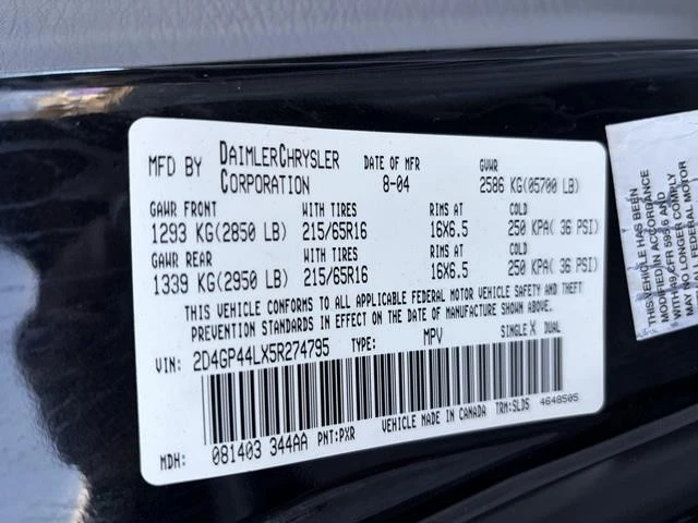 2005 Dodge Caravan - Image 16 of 21