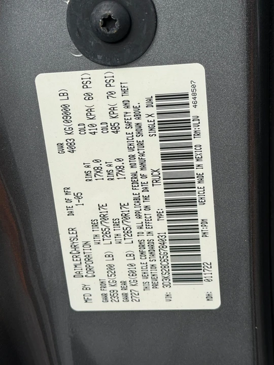 2005 Dodge Ram 3rd Gen - Image 18 of 21