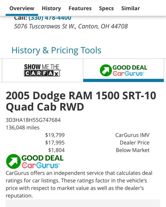 2005 Dodge Ram SRT-10 3rd Gen - Image 7 of 8