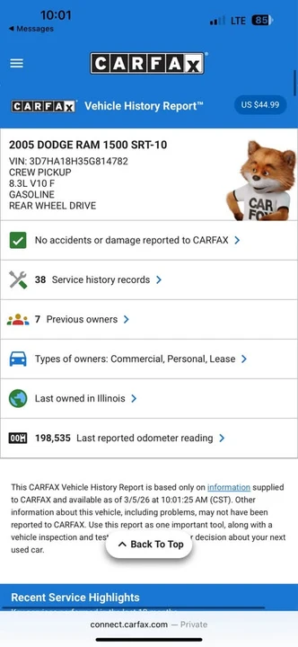 2005 Dodge Ram SRT-10 3rd Gen - Image 19 of 19