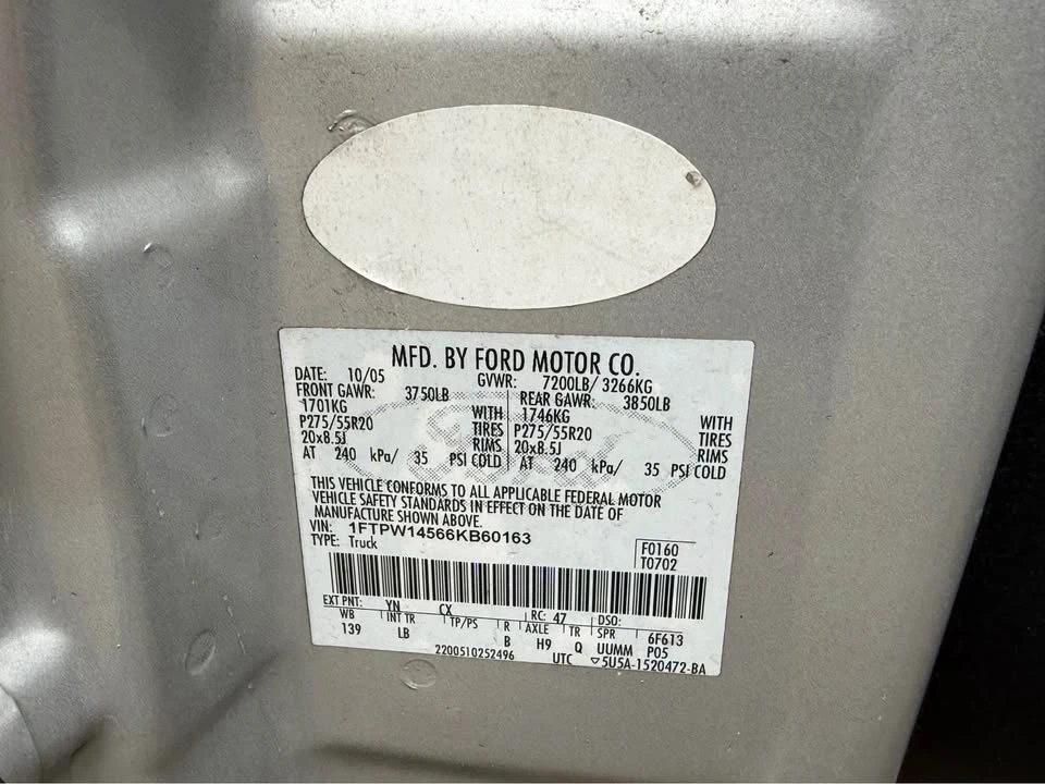 2005 Ford F-150 11th Gen - Image 9 of 9
