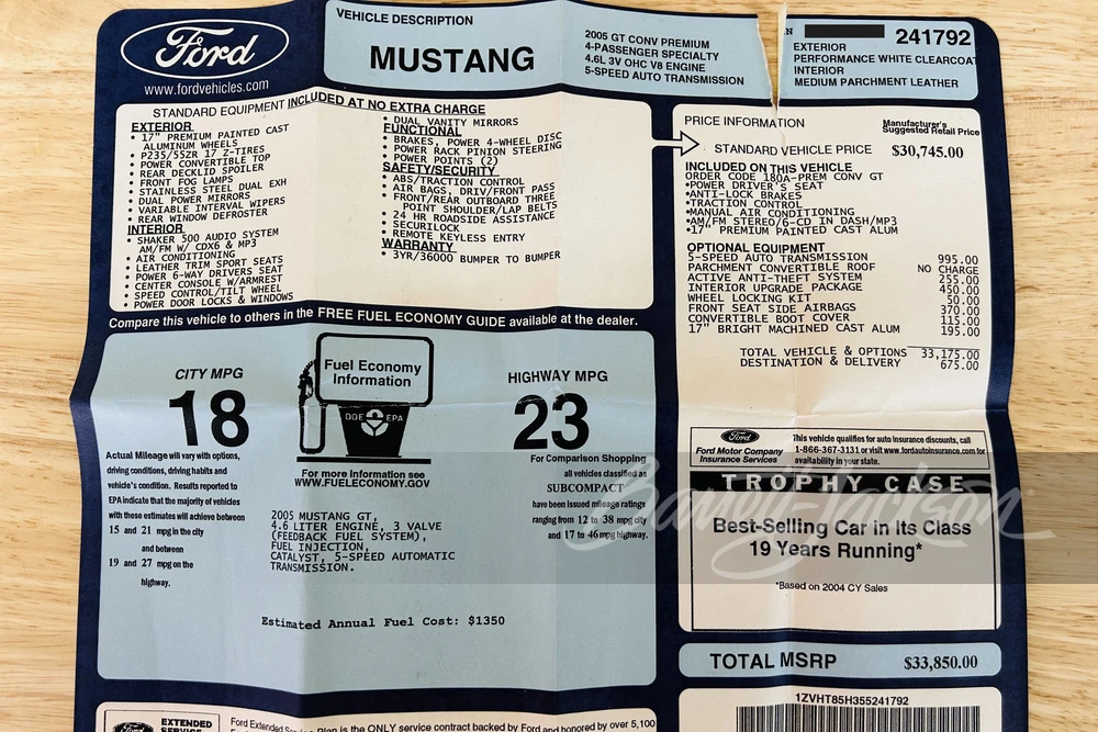 2005 Ford S197 Mustang - Image 15 of 19