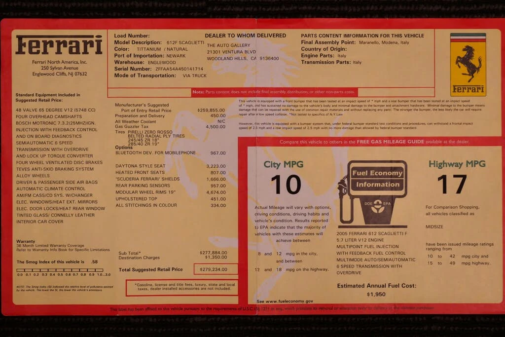 2005 Ferrari 612 - Image 24 of 31