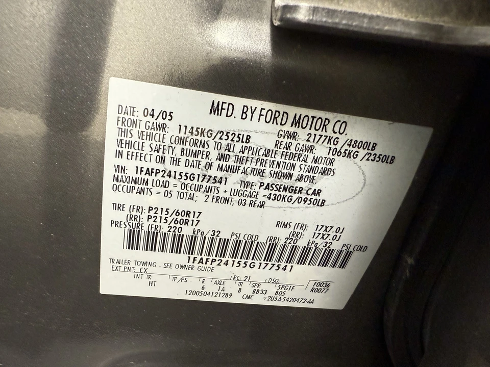 2005 Ford Five Hundred - Image 17 of 21