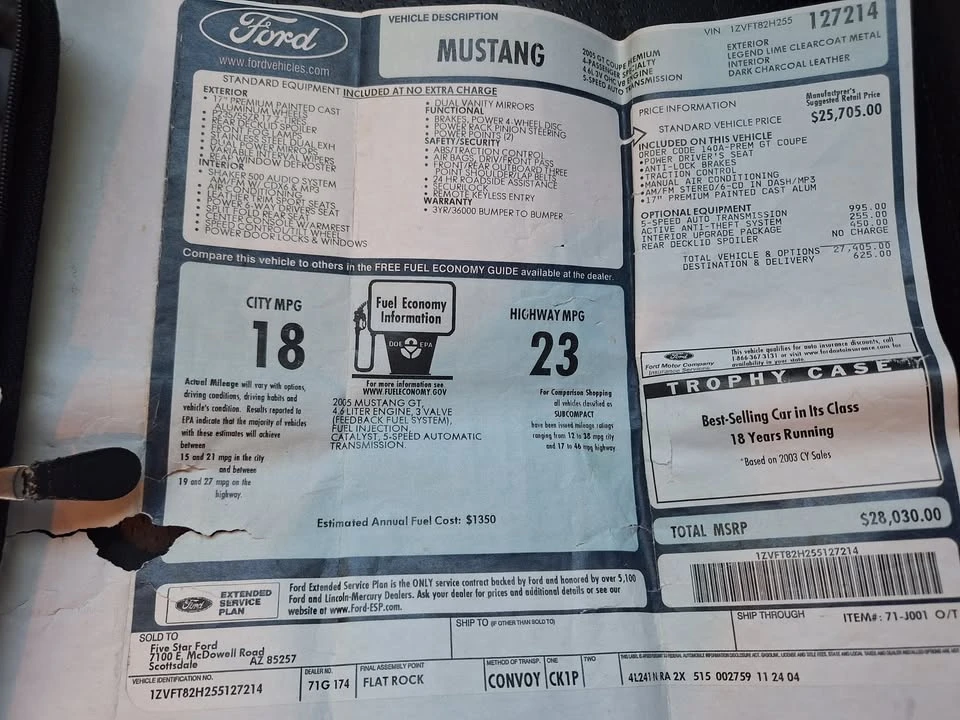2005 Ford S197 Mustang GT - Image 12 of 15