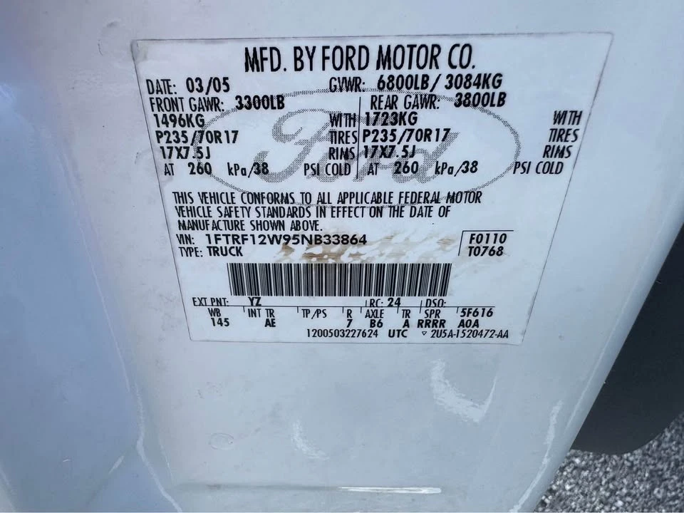 2005 Ford F-150 11th Gen - Image 15 of 15