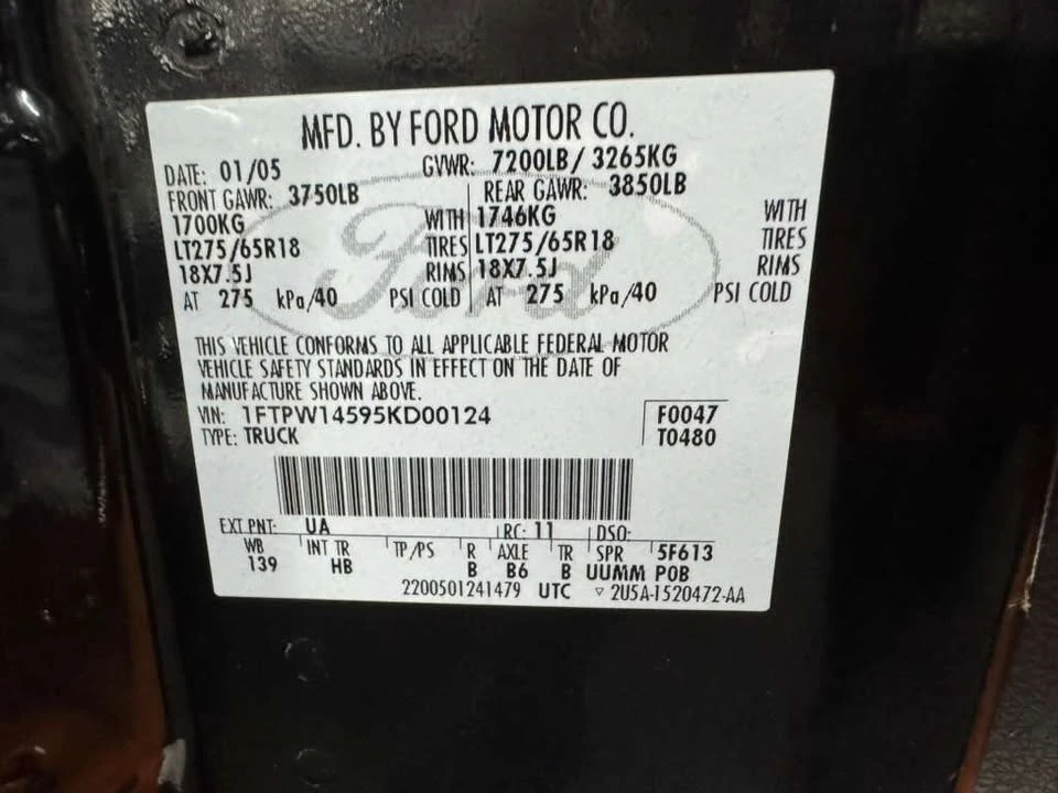 2005 Ford F-150 11th Gen - Image 19 of 19