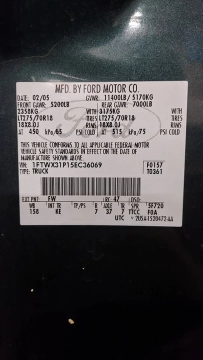 2005 Ford Super Duty 1st Gen - Image 11 of 14