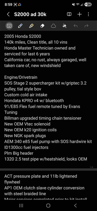2005 Honda AP2 S2000 - Image 9 of 12