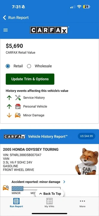 2005 Honda Odyssey - Image 20 of 20