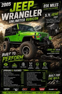 2005 Jeep Wrangler Unlimited Rubicon