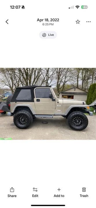 2005 Jeep TJ Wrangler - Image 4 of 9