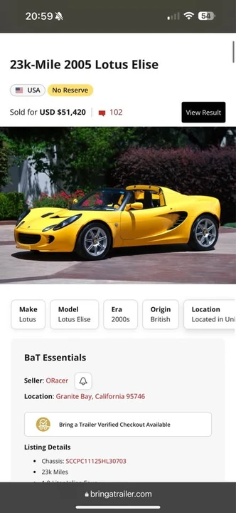2005 Lotus Elise Series 2 - Image 10 of 10