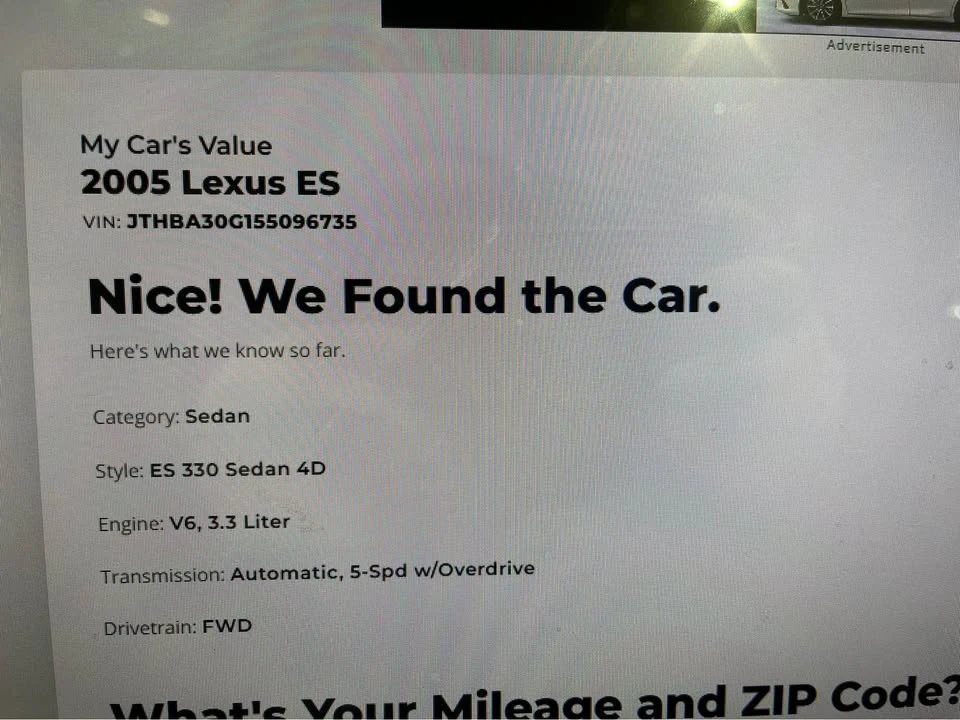 2005 Lexus ES 4th Gen - Image 10 of 10