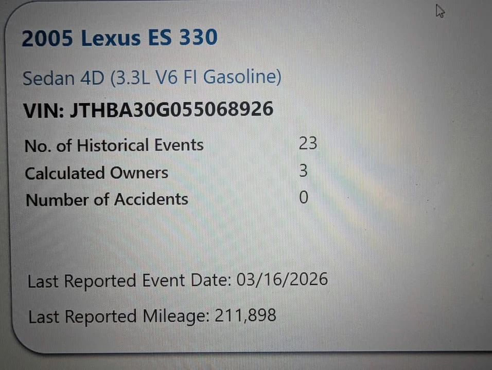 2005 Lexus ES 4th Gen - Image 15 of 19