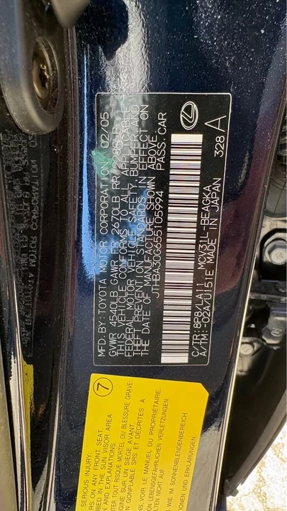 2005 Lexus ES 4th Gen - Image 11 of 12