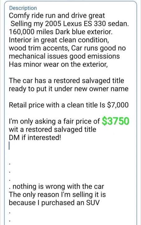 2005 Lexus ES 4th Gen - Image 8 of 8