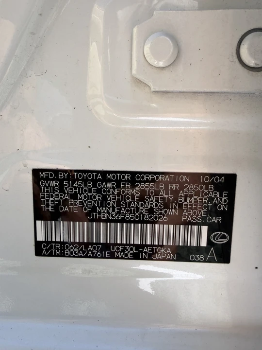 2005 Lexus LS 3rd Gen - Image 13 of 13