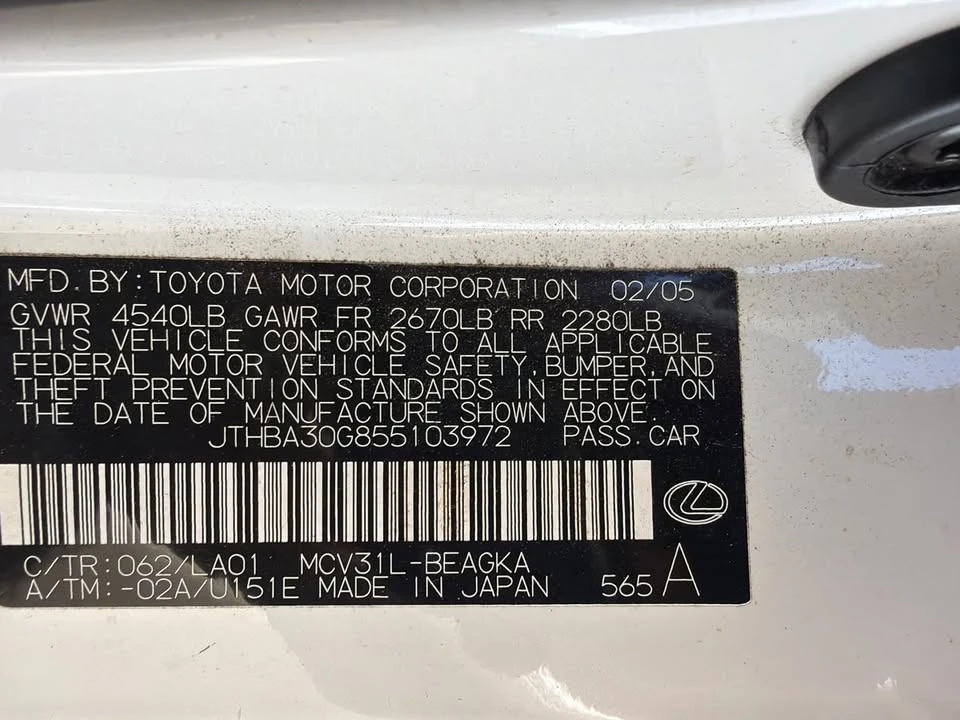 2005 Lexus ES 4th Gen - Image 20 of 20