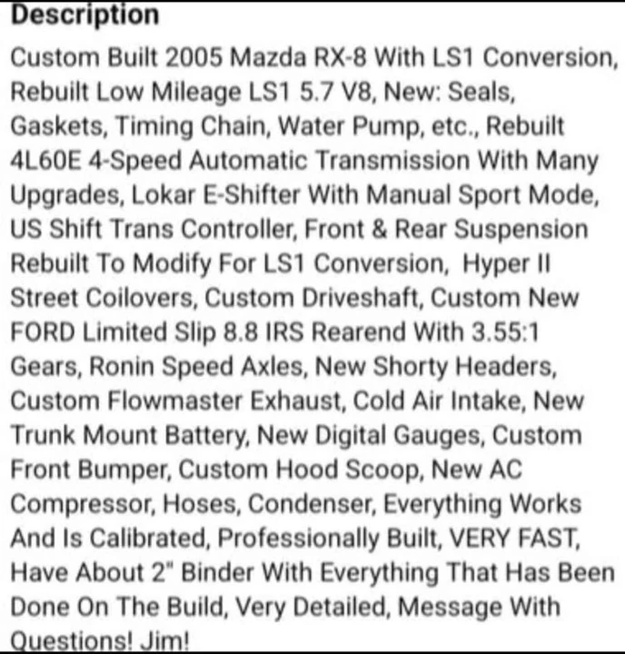 2005 Mazda RX-8 1st Gen - Image 10 of 10