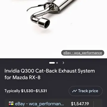 Mazda RX-8 Complete Factory Exhaust System
