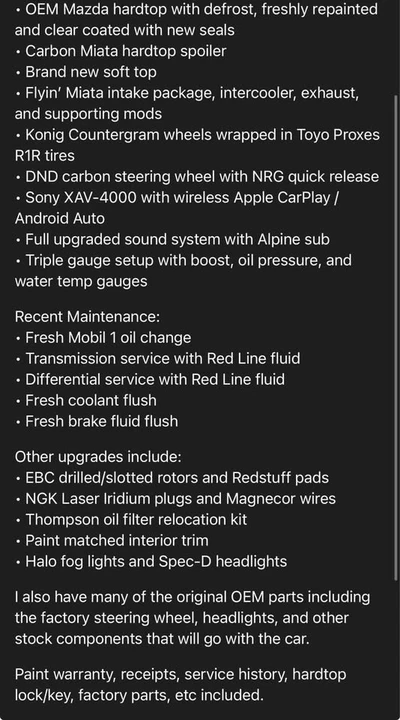 2005 Mazda NB Mazdaspeed MX-5 Miata - Image 20 of 20