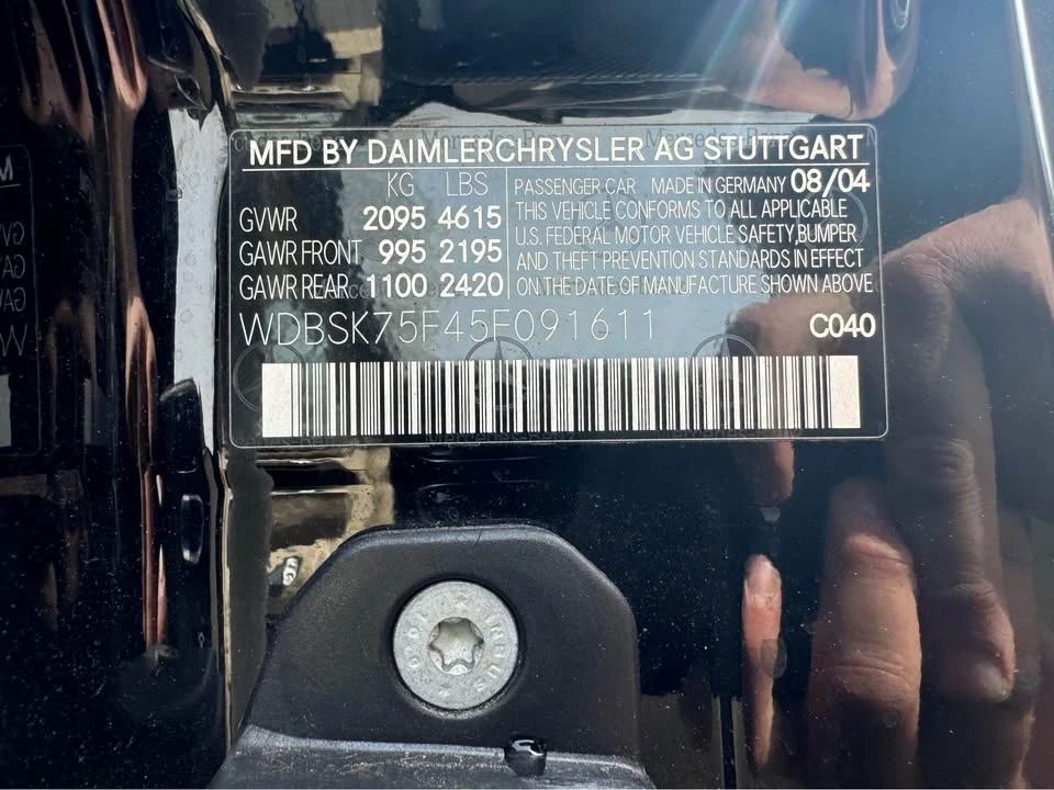 2005 Mercedes-Benz R230 SL-Class - Image 15 of 18