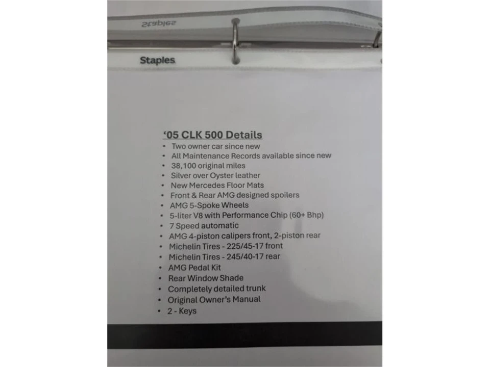 2005 Mercedes-Benz C209/A209 CLK-Class - Image 17 of 17