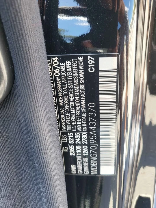 2005 Mercedes-Benz W220 S-Class - Image 20 of 20