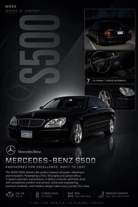 2005 Mercedes-Benz W220 S-Class - Image 3 of 8