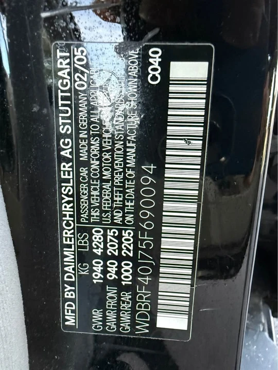 2005 Mercedes-Benz W203 C-Class - Image 15 of 16