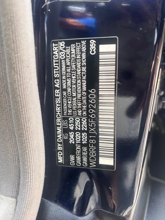 2005 Mercedes-Benz W203 C-Class - Image 8 of 13