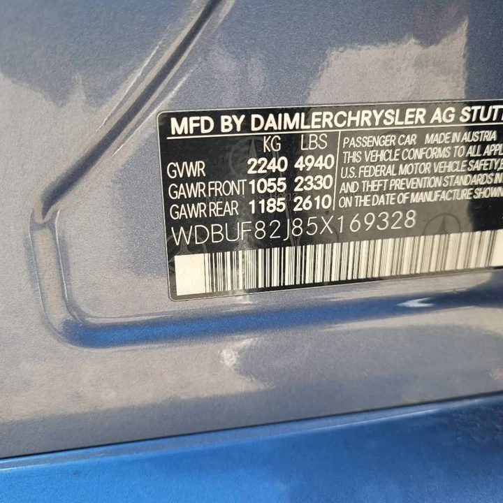 2005 Mercedes-Benz W211 E-Class - Image 6 of 18