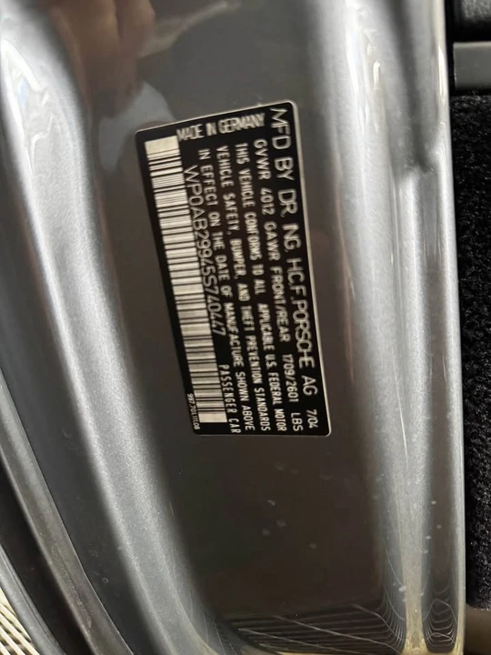 2005 Porsche 997 Carrera S - Image 13 of 13