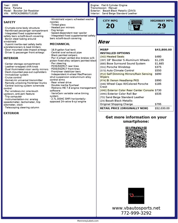 2005 Porsche 987 Boxster - Image 4 of 20