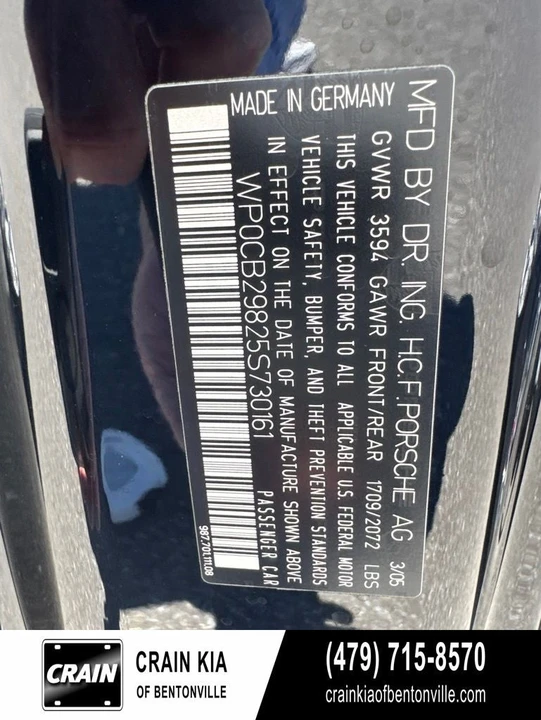2005 Porsche 987 Boxster S - Image 19 of 31